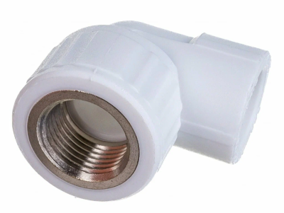 Уголок PP-R комбинированный 20х1/2", внутренняя резьба