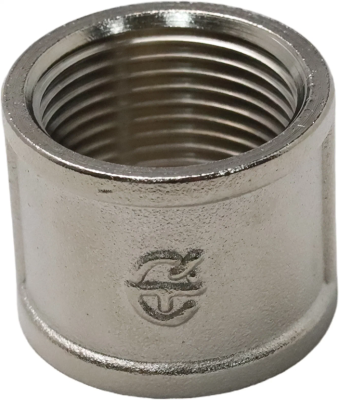 Муфта латунная 1/2"х1/2" внутр-внутр