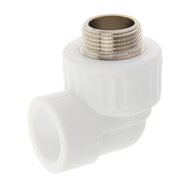 Уголок PP-R комбинированный 20х1/2", наружная резьба
